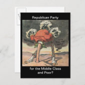 Invitation Carte Postale Chef du Parti républicain du sable (Devant / Derrière)