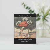 Invitation Carte Postale Chef du Parti républicain du sable (Debout devant)