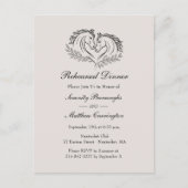 Invitation Carte Postale Cheval Rustique Mariage campagnard occidental (Devant)