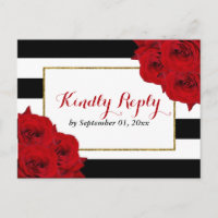 Chic Moderne Luxe Mariage Collection - Roses rouge