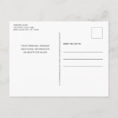 Invitation Carte Postale Chien rustique Anniversaire Fête Chiot Pet Photo (Dos)