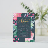 Invitation Carte Postale Chut ! C'est une surprise ! Fête d'anniversaire de (Debout devant)