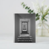 Invitation Carte Postale Citation célèbre : idées, événements, personnes (Debout devant)