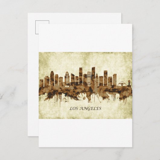 Invitation Carte Postale Cityscape (Devant / Derrière)