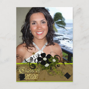 Invitation Carte Postale Classe de 2026 Open House