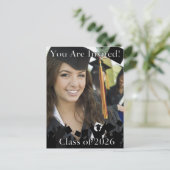 Invitation Carte Postale Classe d'invitation de diplômés de 2010 (Debout devant)