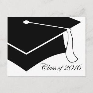 Invitation Carte Postale classe du plafond de graduation 2016