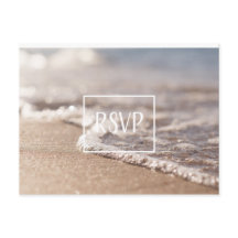 Classic Beach RSVP Mariage