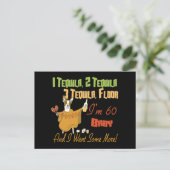 Invitation Carte Postale Collection Tequila 60e anniversaire (Debout devant)