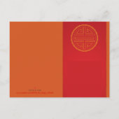 Invitation Carte Postale Comics Chinois traditionnel Ox Année 2021 HpostC (Dos)