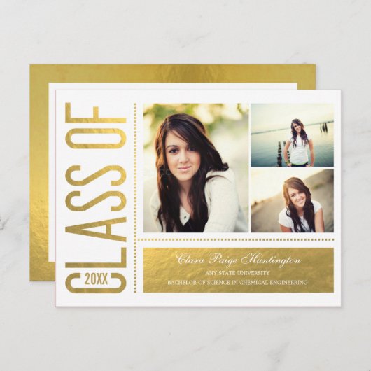 Invitation Carte Postale Cool simple Faire-part/invitation (Devant / Derrière)