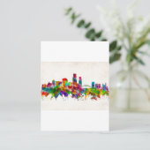 Invitation Carte Postale Corpus Christi Texas Skyline (Debout devant)