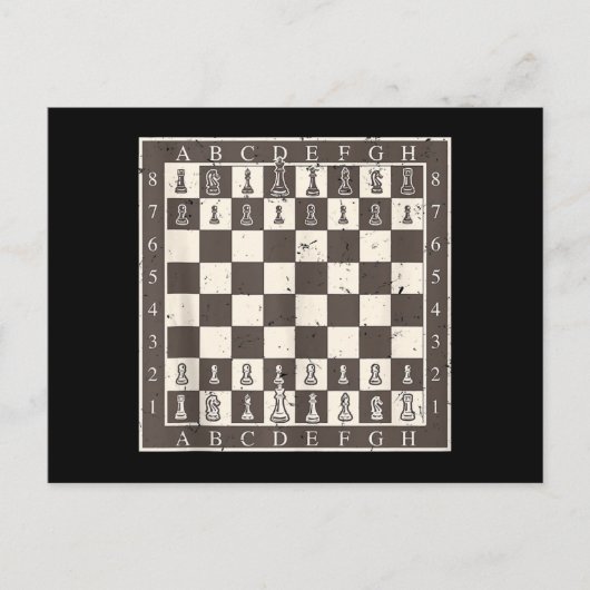 Invitation Carte Postale Costume d'Halloween de plateau d'échecs cool  DIY  (Devant)