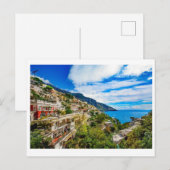 Invitation Carte Postale Côte de Positano (Devant / Derrière)