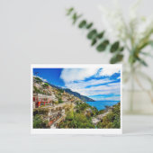 Invitation Carte Postale Côte de Positano (Debout devant)