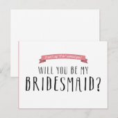 Invitation Carte Postale Couleur du ruban personnalisé - Proposition de la  (Devant / Derrière)