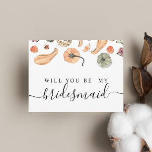 Invitation Carte Postale Couleur tendance Citrouille aquarelle Vibrations