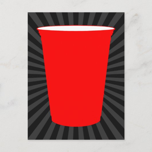 Invitation Carte Postale coupe de fête (Devant)