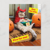 Invitation Carte Postale Cranky Devil Cat (Devant)