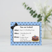 Invitation Carte Postale Cravate de la Moustache et de la Boue 1er Invitati (Debout devant)