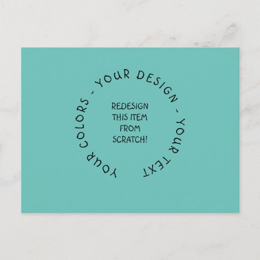 Invitation Carte Postale Créez Votre Propre (Devant)