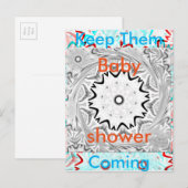 Invitation Carte Postale Culture africaine dynamique : une fusion rose et c (Devant / Derrière)