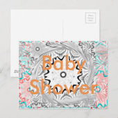 Invitation Carte Postale Culture africaine dynamique : une fusion rose et c (Devant / Derrière)