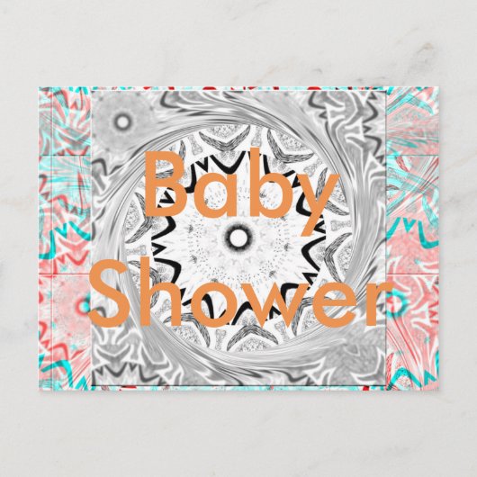 Invitation Carte Postale Culture africaine dynamique : une fusion rose et c (Devant)