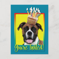Cupcake d'invitation - Boxer - Vindy