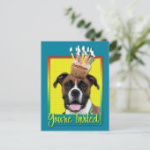 Invitation Carte Postale Cupcake d'invitation - Boxer - Vindy (Debout devant)