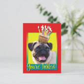 Invitation Carte Postale Cupcake d'invitation - Carlin (Debout devant)