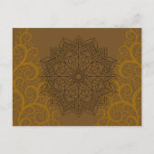 Invitation Carte Postale Custom bee baby shower  (Dos)