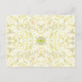 Invitation Carte Postale Daisy Daisy RSVP (Dos)