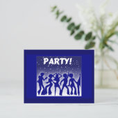Invitation Carte Postale Danseurs Disco Party (Debout devant)