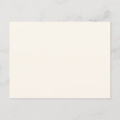 Invitation Carte Postale Dark Blush Pink Lily Botanical Wedding (Dos)