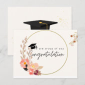 Invitation Carte Postale De nouveaux débuts, des possibilités infinies (Devant / Derrière)