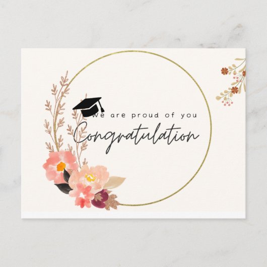 Invitation Carte Postale De nouveaux débuts, des possibilités infinies (Devant)