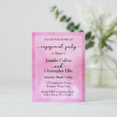 Invitation Carte Postale Deep Rose Aquarelle Mandala (Debout devant)