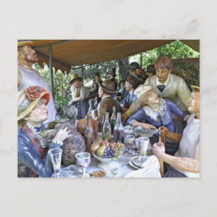 Invitation Carte Postale Déjeuner de la fête nautique par Seward Johnson