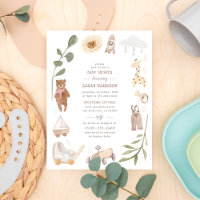 Délicat Baby shower Jouets de petits garçons peint