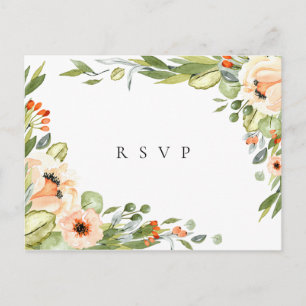 Invitation Carte Postale Demande de chanson pour RSVP de mariage avec cadre