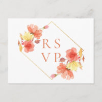 Demande de chanson RSVP pour mariage floral couche