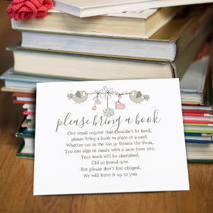 Invitation Carte Postale Demande d'insertion de livre pour Baby Birds Baby 