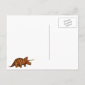Invitation Carte Postale Dinosaure (Dos)