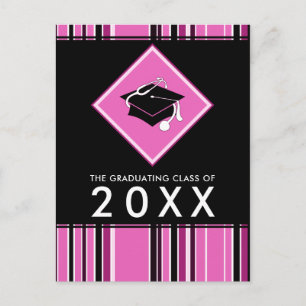 Invitation Carte Postale diplômé médical de degré