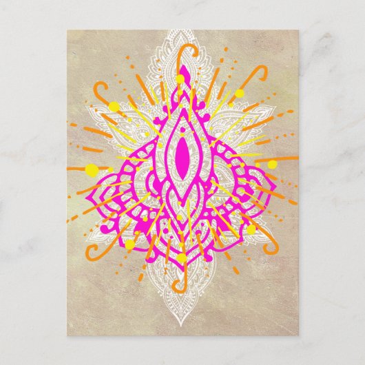 Invitation Carte Postale Diwali (Devant)