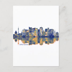 Invitation Carte Postale Dortmund Skyline