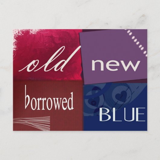 Invitation Carte Postale Douche nuptiale en écaille (Devant)