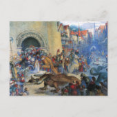 Invitation Carte Postale Dragon d'anniversaire de princesse (Devant)