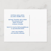 Invitation Carte Postale Dreidel Spinners Hanoukka Party (Dos)